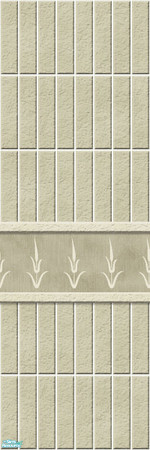 Sims 2 — Studio K Vertical Long Subway - Parchment by StudioKhagerks — 