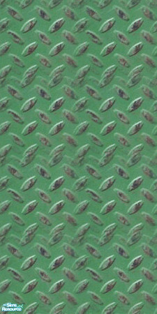 Sims 2 — Green Diamond Plate by wyldsyde53 — A wall covered in Green Diamond Plate
