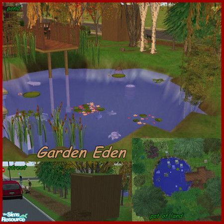Sims 2 — Garden Eden by ladyoscar1898 — Hello I am Akia SimsImo a estate broker. This is the new park "Garden