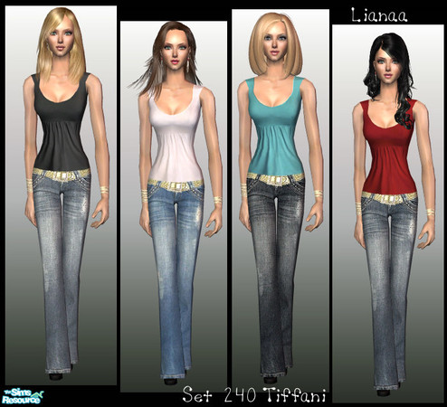 Sims 2 — Set 240 Tiffani by Lianaa — Set 240 Tiffani