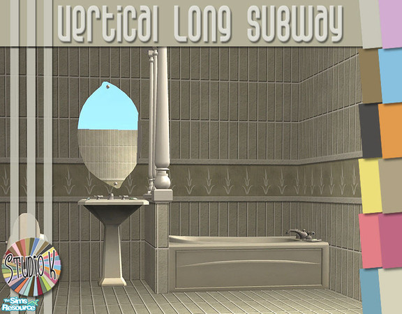 Sims 2 — Studio K Vertical Long Subway_02 by StudioKhagerks — 