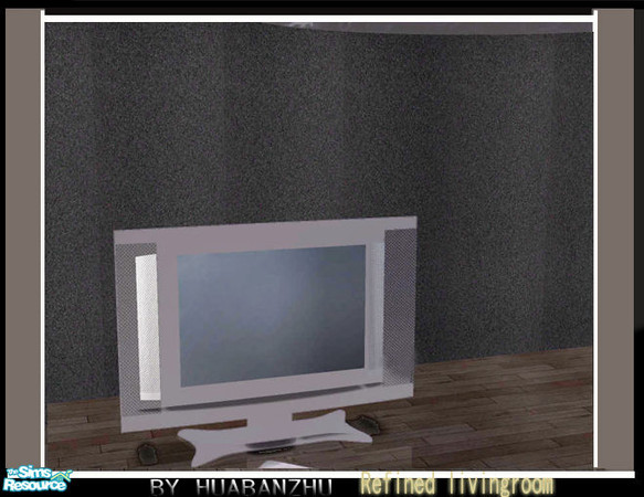 Sims 2 — Refined livingroom - TV by huabanzhu — 