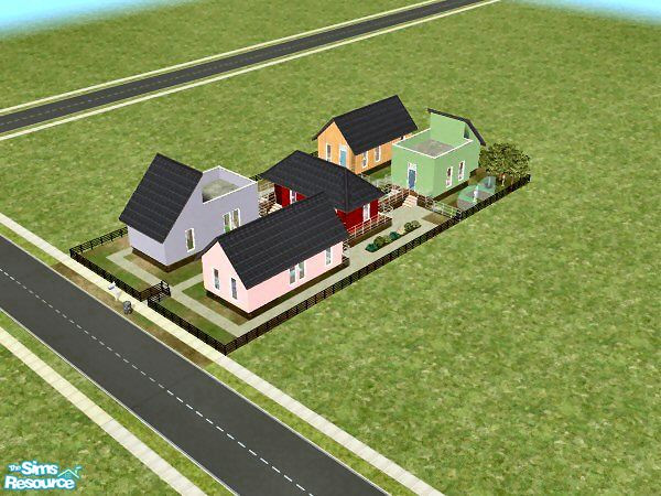 Sims 2 — Trailer Park Tiny by cadiva — This lot was built for the Too Many Sims Too Little Space competition on the Build