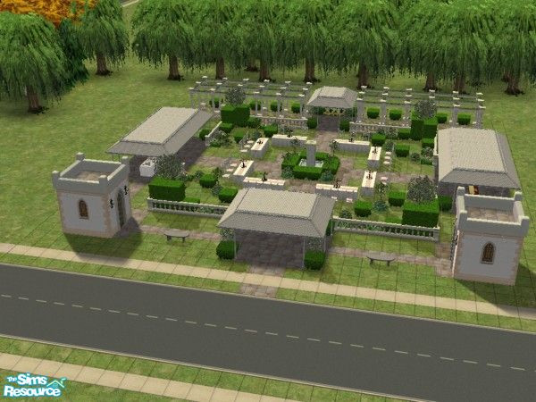 Sims 2 — The Parterres by Magical Metamorphosis — An exemplary venue, ideal for any noteworthy celebration. Completely