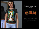 Sims 3 — AF Def Leppard Hysteria T-Shirt by tiger8254 — Def Leppard Hysteria t-shirt. Available in womens sizes adult -