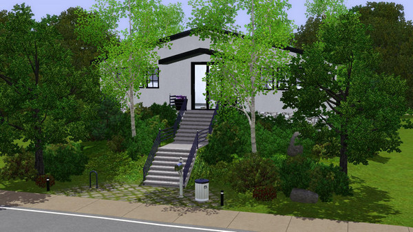 Sims 3 — Petit Charley - 1br, 1ba by Flexina — Home for one simmer, kitchen and livingroom, office in the bedroom. Small