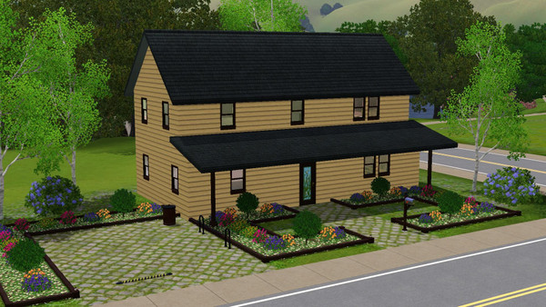 Sims 3 — Petit Lana - 2br, 1ba by Flexina — Small family home, with kitchen, dining area and livingroom. Small garden