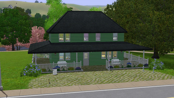 Sims 3 — Petit Noa - 3br, 1ba by Flexina — A small family home, kitchen and livingroom. Small garden with space for one