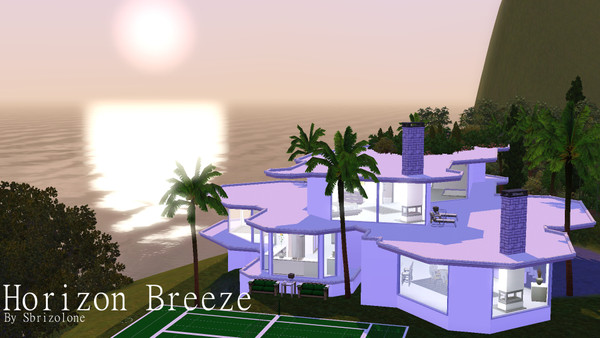 Sims 3 — Horizon Breeze by sbrizolone — Modern house in Hollywood '70s style, I built inspired by Tony Stark's Estate