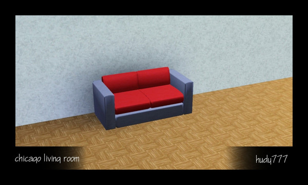 Sims 3 — Chicago Livingroom Loveseat by hudy777-design — Chicago Livingroom Loveseat