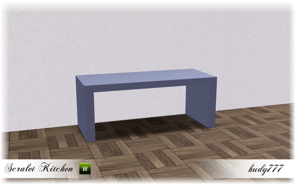 Sims 3 — Scarlet Kitchen Dinning Table by hudy777-design — Scarlet Kitchen Dinning Table