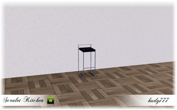 Sims 3 — Scarlet Kitchen Barstool by hudy777-design — Scarlet Kitchen Barstool