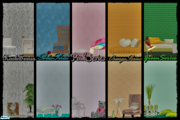Sims 2 — V# WallSeries -10in1 by vidia — V# WallSeries -10in1