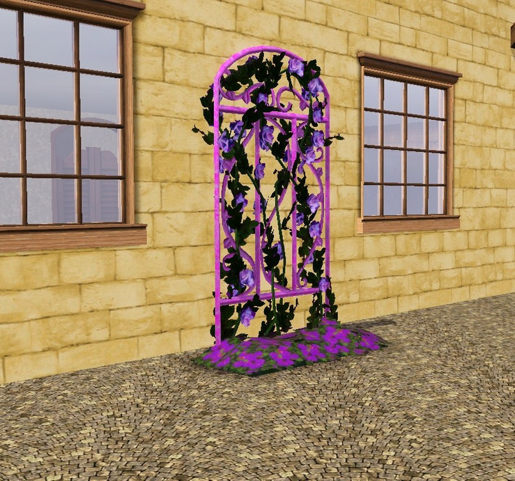The Sims Resource Lovely Lilac trellis