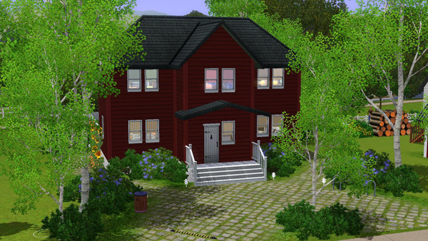 Sims 3 — Petit Carro - 3br, 1ba by Flexina — A small family home, with kitchen and livingroom in open plan. Small garden