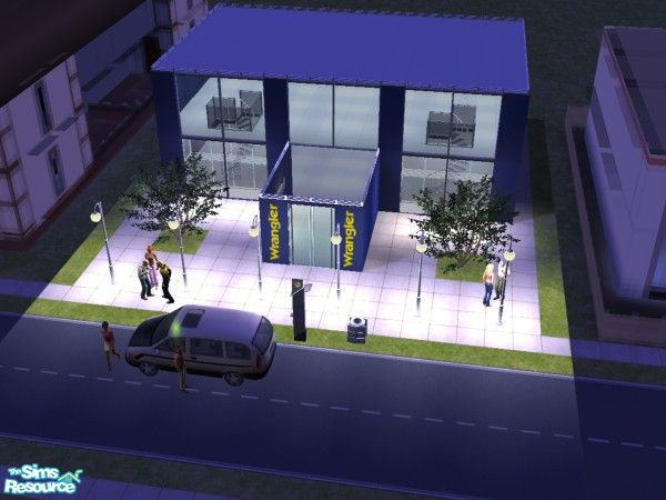 Sims 2 — WRANGLER SHOP by ivanhorvatsb — WRANGLES FASHION SHOP Complete it furnishing and decorating