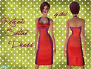 Sims 2 — Retroic Satine Dress by Blind — Alpha edit & Texture by me