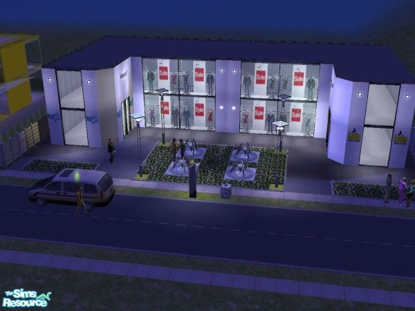 Sims 2 — 1st Street by ivanhorvatsb — 1st Street: BASIC FASHION SHOP + LOUIS - JEANS & JACKETS SHOP Complete it