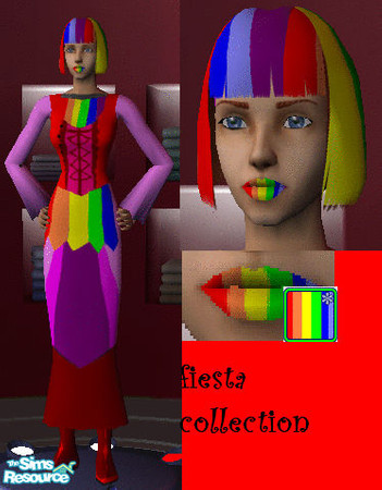 Sims 2 — Fiesta Collection by CornwallCapp — Enjoy the festive treats and download these cool collections.
