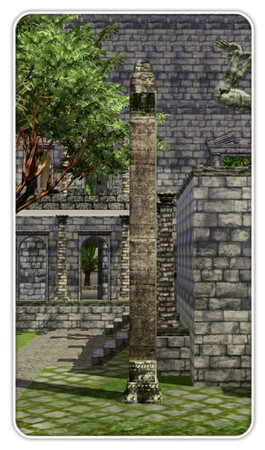 Sims 3 — Thailand Obelisk Large by moschino_K — Thailand Obelisk Use moveobjects true to place it anywhere you want.