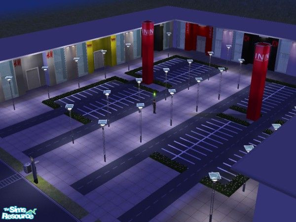 Sims 2 — INTERSPAR SHOPPING PARK by ivanhorvatsb — INTERSPAR SHOPPING PARK: 9 shops; Complete it furnishing and