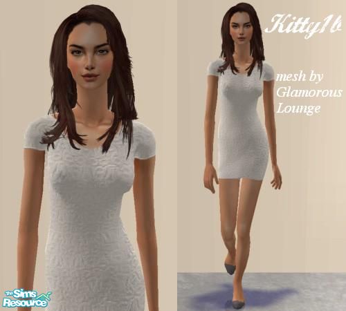 chinese dress ladies Luca Eyelet Open Shoulder Ivory Dress main image 1