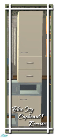Sims 2 — VS Blue Ivy Bathroom Cupboard 1 Reverse by Vanilla Sim — This tall cupboard lines up perfectly on the opposite