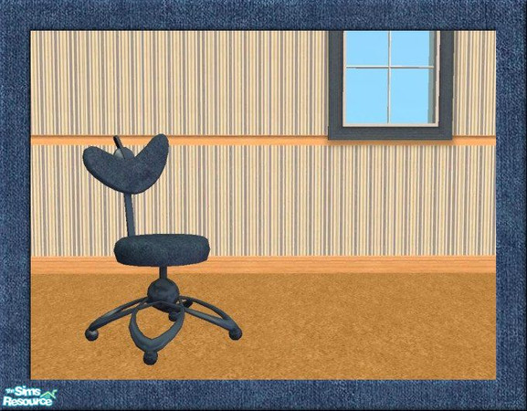 Sims 2 — TC45 - Denim - Spacekids Chair by jeni — A matching Denim chair. This file will also recolour Windkeeper's