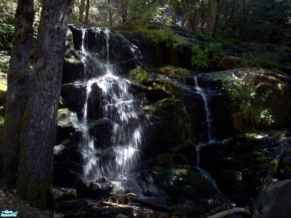 Sims 2 — The Water Trickle by bensworld99 — The Water Trickle Mural was originally painted here on Bensworld99, just out