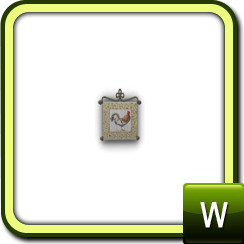 Sims 3 — Kitchen Rooster II by lilaclaughter — Make your first country Rooster into a pair, then hang them in your