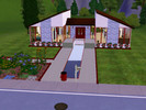 Sims 3 —  Bellerive Court by spriteth — A modern 1-storey family home with 2 bedrooms, 1 bath, living room, study,