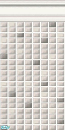 Sims 2 — Brown and Neutral Mini Tiles - Whisper Mini Tiles by HollyChappell — Walls covered with mini tiles in classic