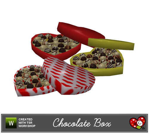 Sims 3 — Chocolate Heart Box by mensure — Chocolate Heart Box by mensure. 