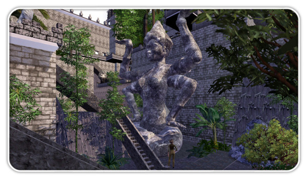 Sims 3 — Female Shiva Large by moschino_K — Thailand Sculpture