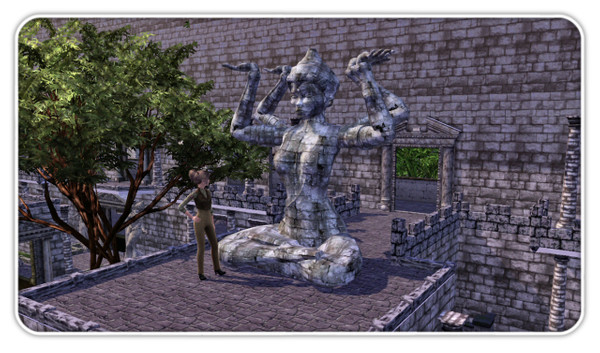 Sims 3 — Female Shiva Small by moschino_K — Thailand Sculpture