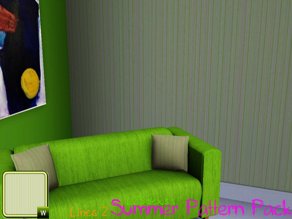 Sims 3 — Summer Pattern Pack - Lines 2 by LS3alexis — Thanks to Camxso from DeviantArt