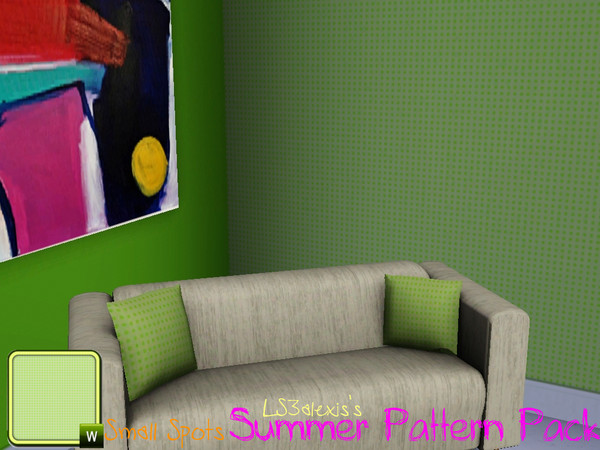 Sims 3 — Summer Pattern Pack - Small Spots by LS3alexis — Thanks to Camxso from DeviantArt