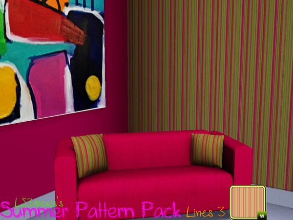 Sims 3 — Summer Pattern Pack - Lines 3 by LS3alexis — Thanks to Camxso from DeviantArt
