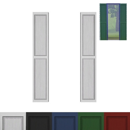 Sims 3 — Exterior Shutters for Window Shmindow by Dgandy — Comes in 5 preset colors, white, black, blue, green and red.