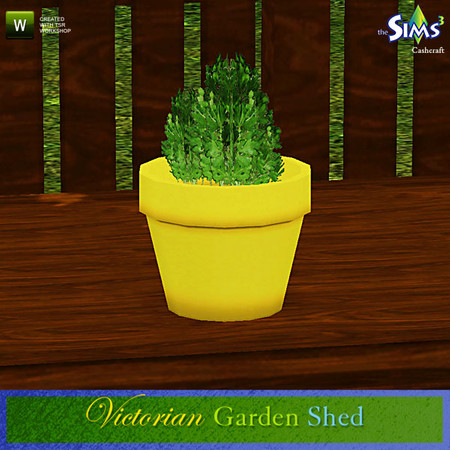 Sims 3 — Cashcraft's Victorian Garden Potted Herbs by Cashcraft — Potted herbs are an attractive and functional accent