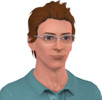 Sims 3 — Otacon Emmerich by YOUNGBLOOD_E — Otacon from MGS4.