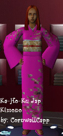 Sims 2 — Ka-Ho-Ku Jap Kimono by CornwallCapp — Kimonos are so great! You never imagine it!
