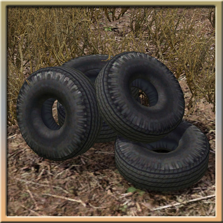 Sims 3 — A pile of tyres by Cyclonesue — Tired of being tyres - a whole pile of them! By Cyclonesue for TSR TSRAA 