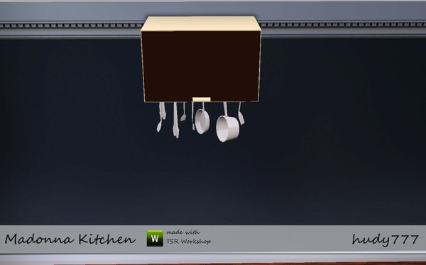 Sims 3 — Madonna Kitchen Pot Cabinet by hudy777-design — Madonna Kitchen Pot Cabinet by: hudy777 MADE IN CROATIA