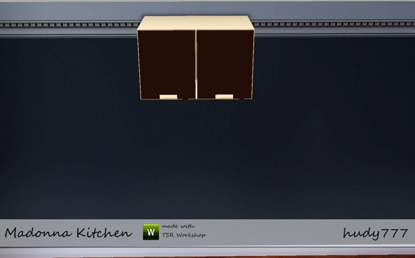 Sims 3 — Madonna Kitchen Fridge Cabinet by hudy777-design — Madonna Kitchen Fridge Cabinet by: hudy777 MADE IN CROATIA