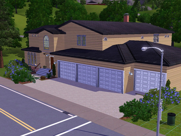 Sims 3 — Valley Mansion by heiferheartsu — What could you possibly ever need to leave the house for with this home?