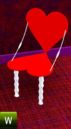 Sims 3 — St. Valentine Day Gifts Set Dining Chair by Sugar-Baby756 — By Sugar-Baby