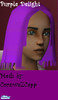 Sims 2 — Purple Delight - Mesh by CornwallCapp — Purple Hair - Mesh
