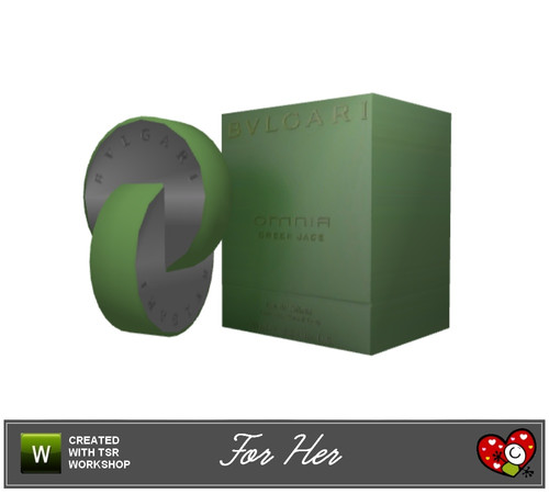 Sims 3 — Bvlgari Omnia Green Jade with Box by mensure — Bvlgari Omnia Green Jade with Box by mensure. 