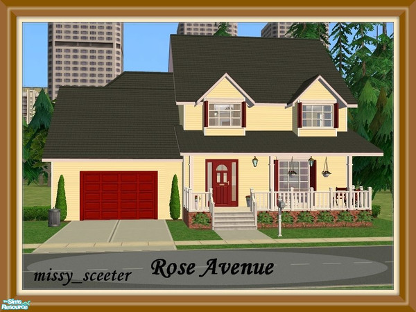 Sims 2 — Rose Ave by missy_sceeter — For Sims looking for little country in the city they\'ll love this cozy home. It may